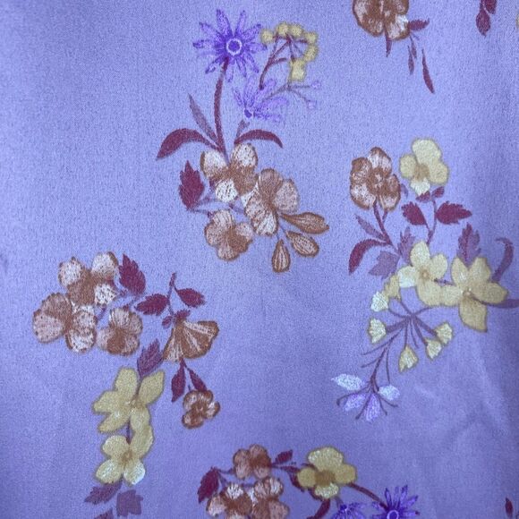 Hippie Rose juniors v-neck fit and flare midi iris floral dress size med, L XL - Picture 11 of 11